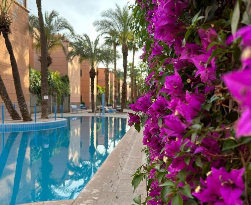 Joli Appartement T2 Residence Avec Piscines Marrakesh Exterior foto